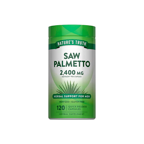 Saw Palmetto, 2400 mg por servicio (2 caps) - 120 cápsulas de liberación rápida (PARA IMPORTAR)