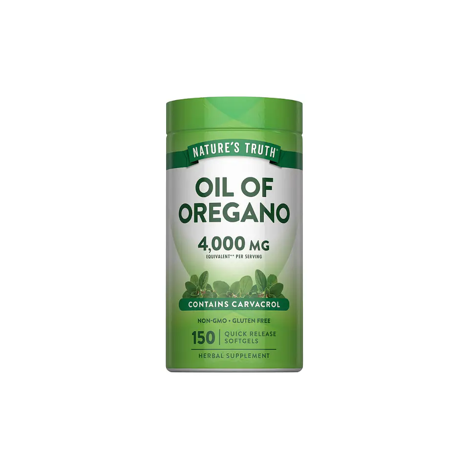 Aceite de orégano, 4000 mg - 150 cápsulas blandas (PARA IMPORTAR) 1