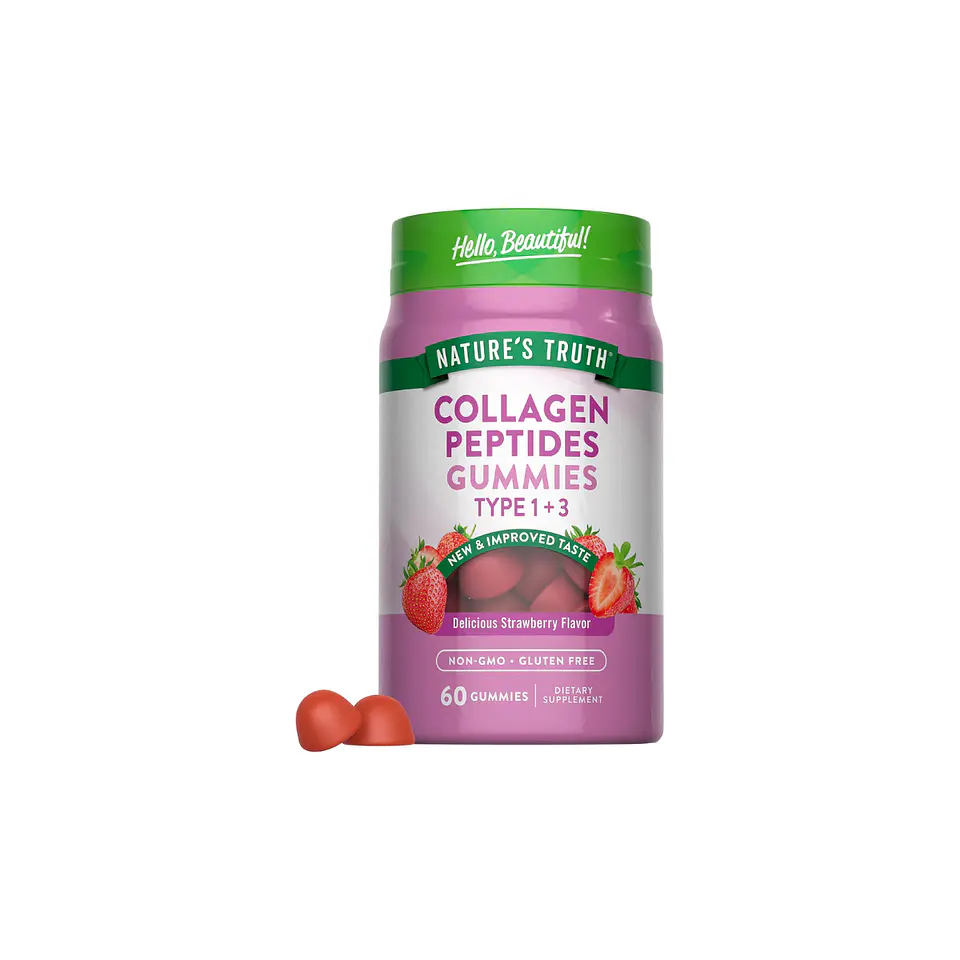 Péptidos de Colágeno Tipo 1 y 3 - 60 gomitas 1