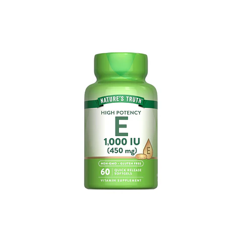 Vitamina E, 1000 IU por cápsula - 60 cápsulas blandas (PARA IMPORTAR)