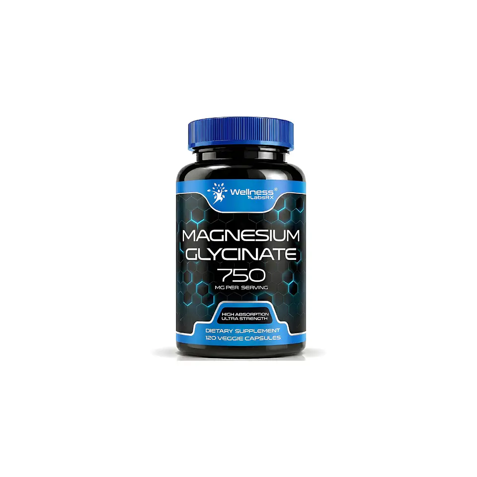Glicinato de magnesio 750 mg - 120 cápsulas (PARA IMPORTAR) 1