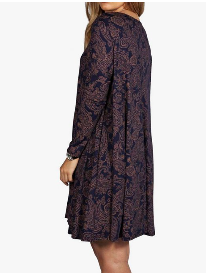 Vestido Estampado Navy 3