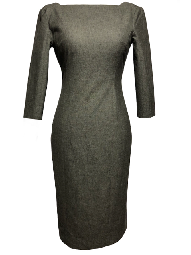 Vestido Gris Tela Soft Jeans 2