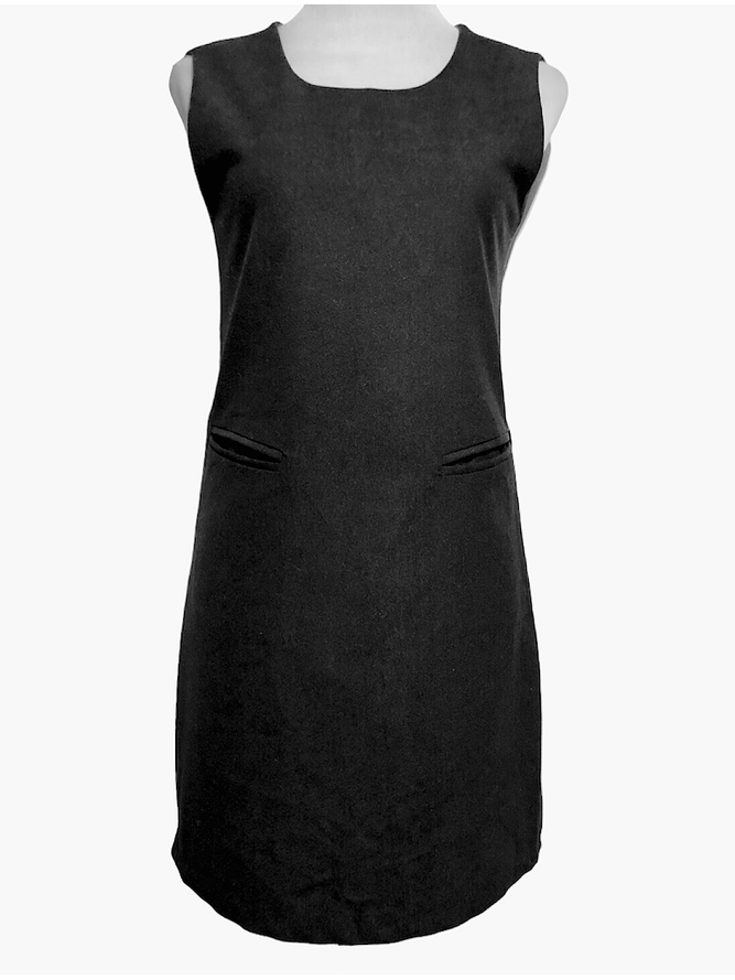 Vestido Oficina Gris Oscuro  2