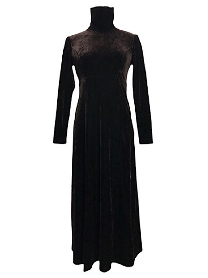 Vestido Largo Terciopelo Ajustado 1