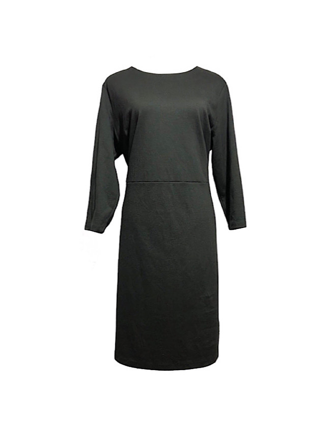 Vestido Manga Larga Elasticado Invierno 1