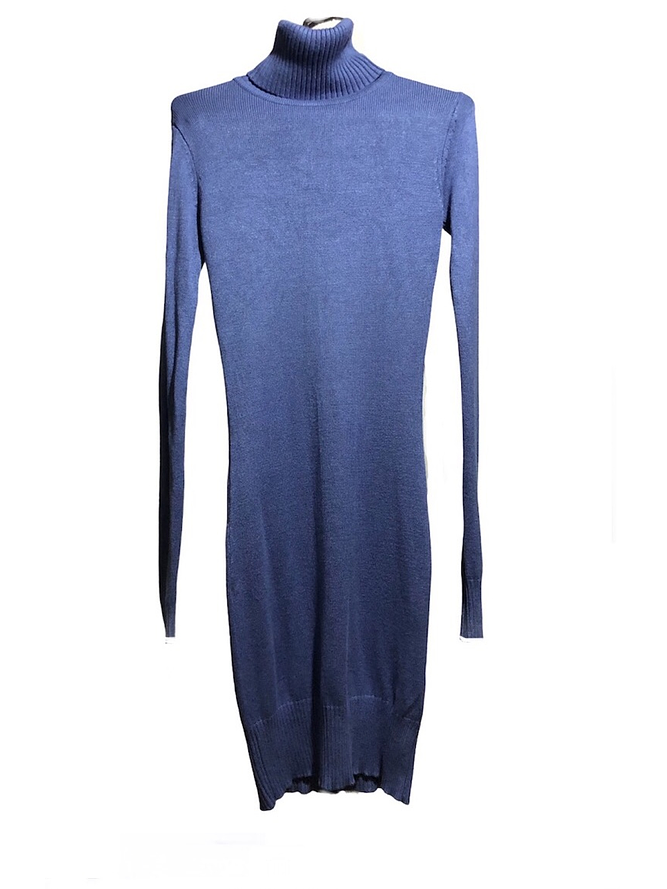 Vestido Sweater Cuello 1