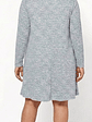 Vestido Estilo Sweater Color Gris - Miniatura 2