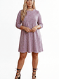 Vestido Estilo Sweater Color Lila - Miniatura 1