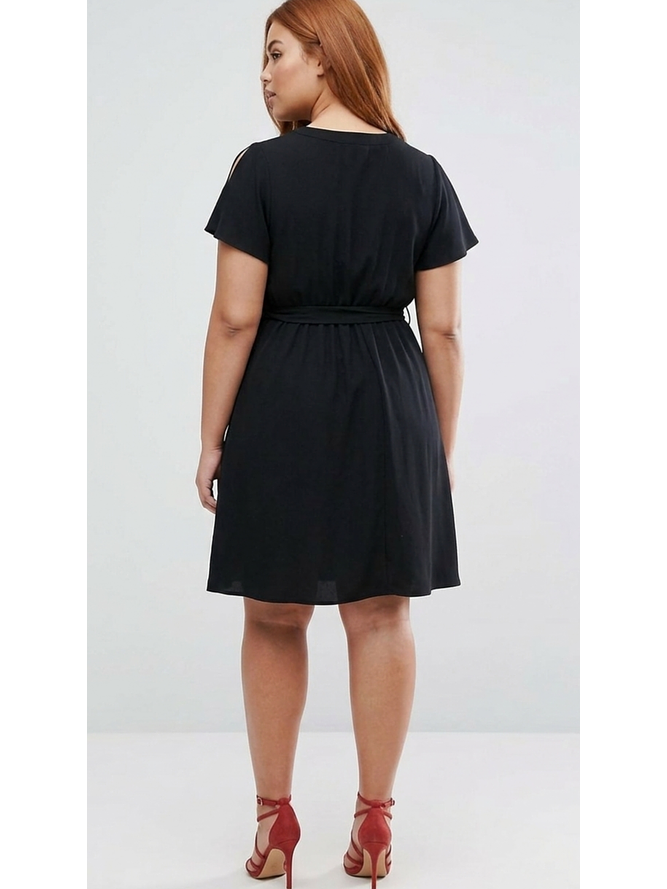 Vestido Envolvente Mangas Abiertas 2