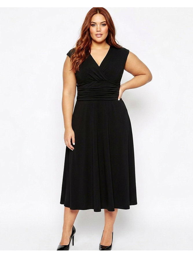 Vestido Reciclado Sin Mangas Cintura con Faja 1