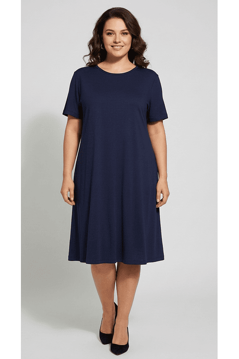 Vestido Azulado Holgado