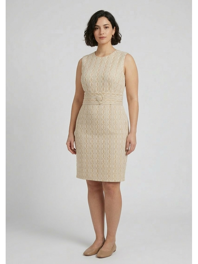 Vestido Manga Corta Estampado 1