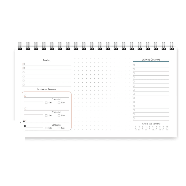 Arquivo Miolo Pocket Planner Joy 2025 - Trilha de papel 5