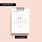  Arquivo Calendário 2025 Joy -  Trilha de Papel 9