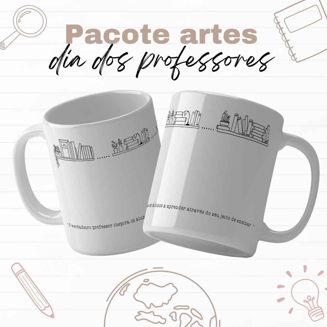 Pacote de Artes para Canecas - Dia dos Professores  9