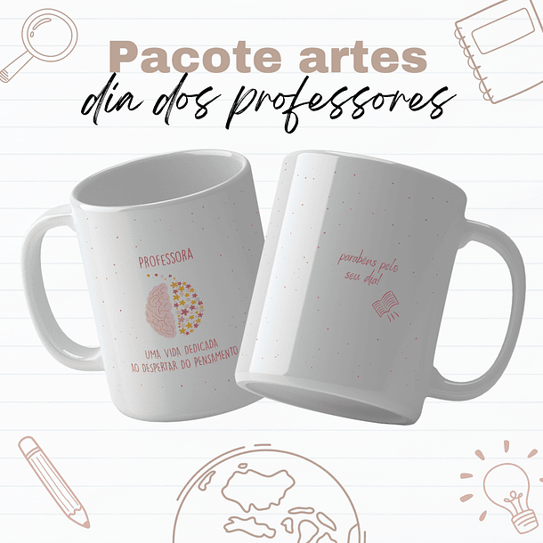 Pacote de Artes para Canecas - Dia dos Professores  13