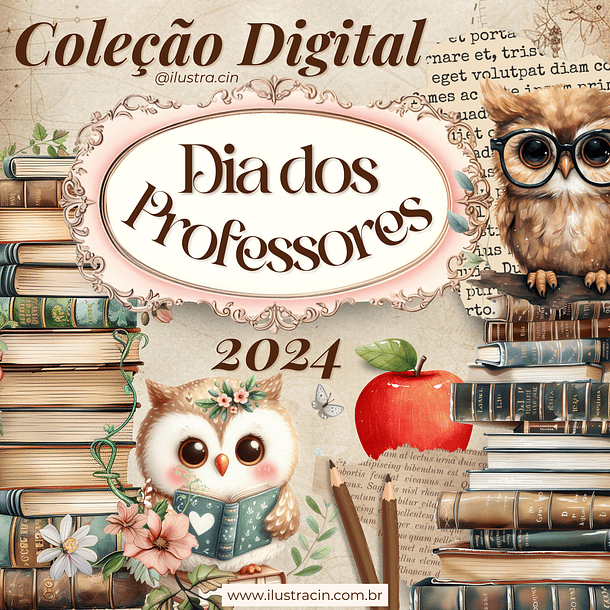 Coleção Digital DIA DOS PROFESSORES 2024 - Ilustracin 1