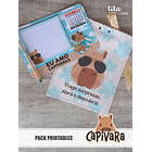 Arquivo Capivara Pack Printables - Tita 3