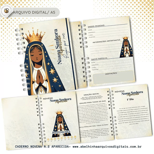 Arquivo Caderno Novena Nossa Senhora Aparecida