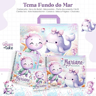 Arquivo Fundo do Mar Menina – Kit Maternidade (Arquivos da Toke) 1