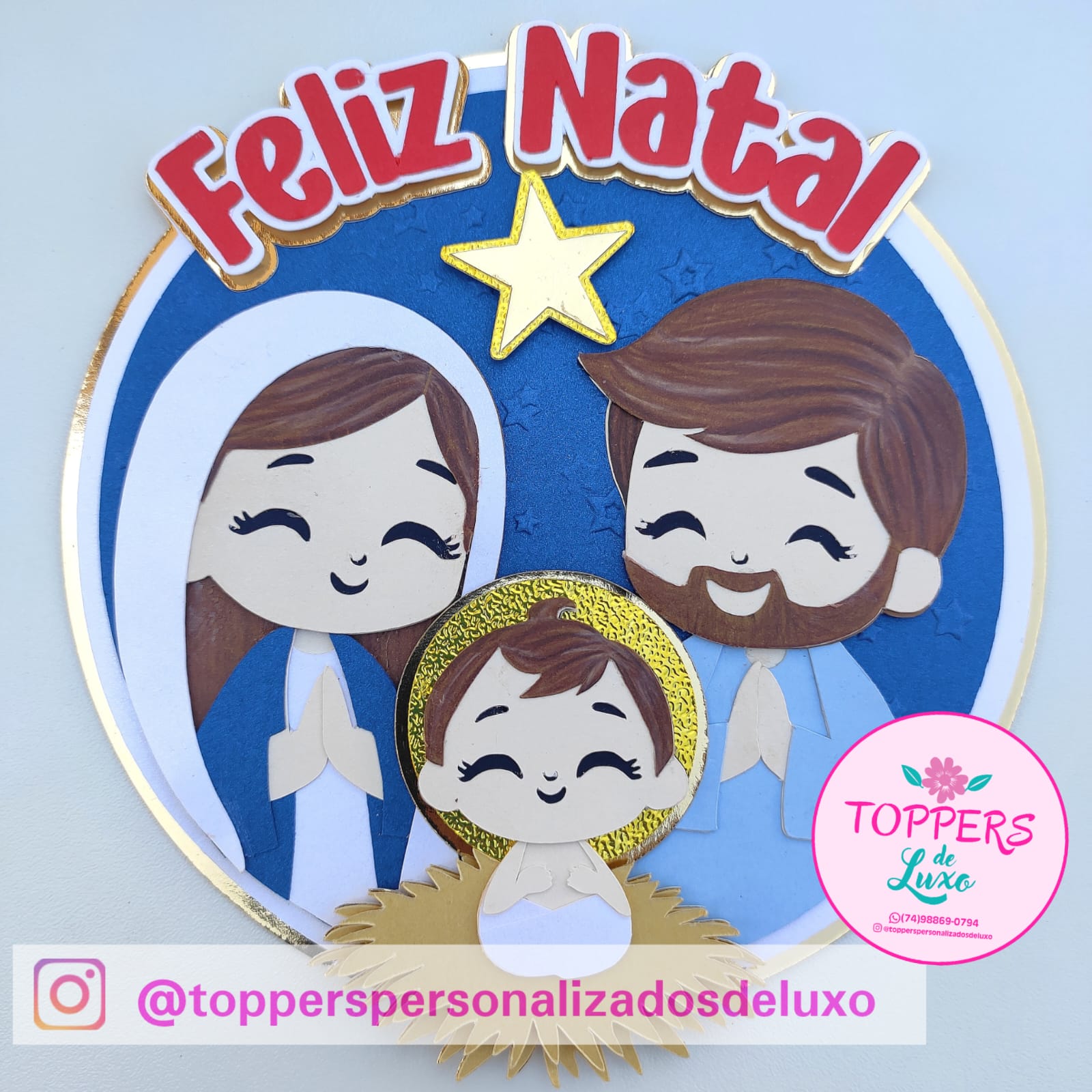 Arquivo Topo de Bolo Natal (Toppers de Luxo) 1