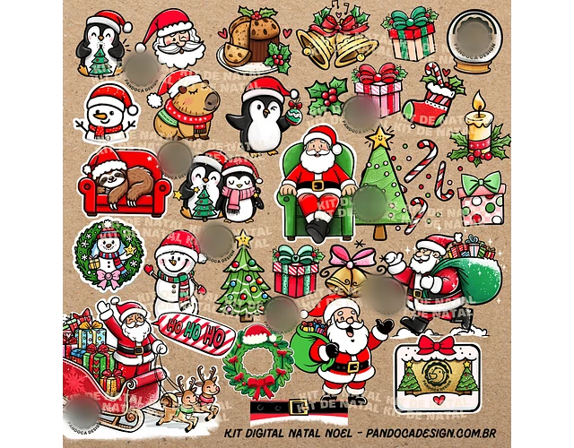 Arquivo Natal Kit Completo - PANDOCA 3