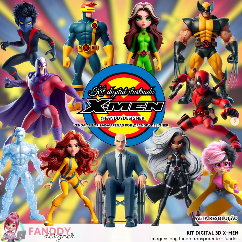 Kit Digital X-men (Fanddy) 1