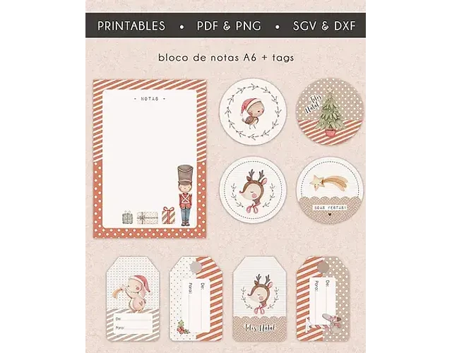 Arquivo Natal Printables Feliz Natal - Ni Estudio 1