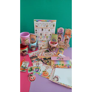 Arquivo Coleção FruitGirls Pack Printables Escolar 
