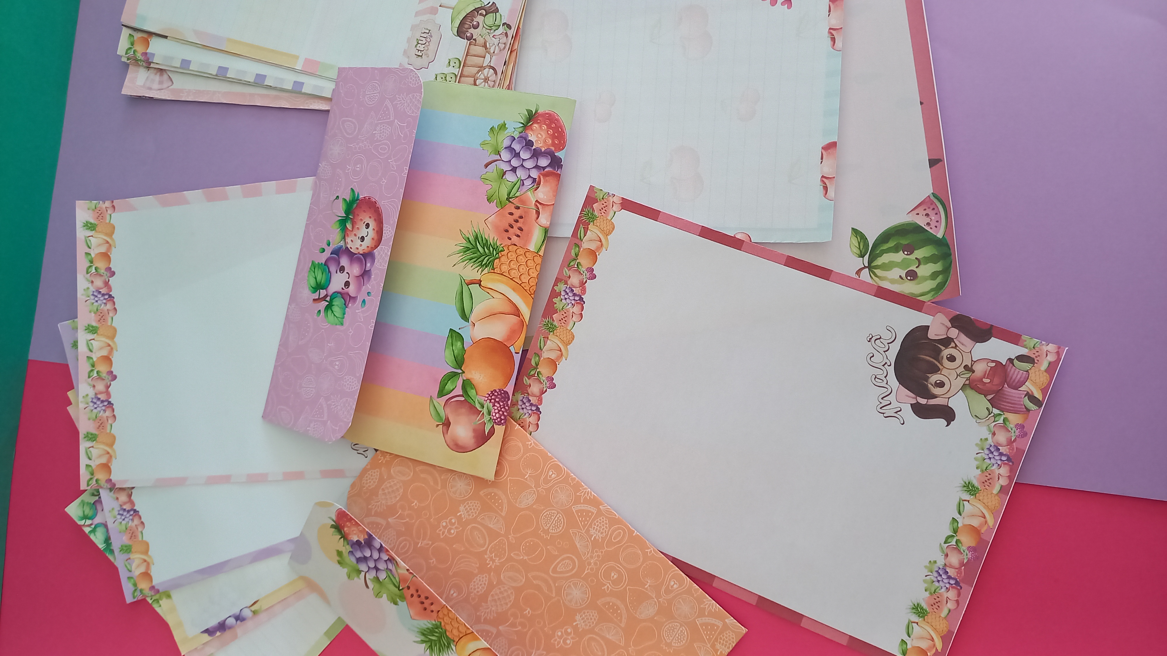 Arquivo Coleção FruitGirls Pack Printables Escolar - TITA 9