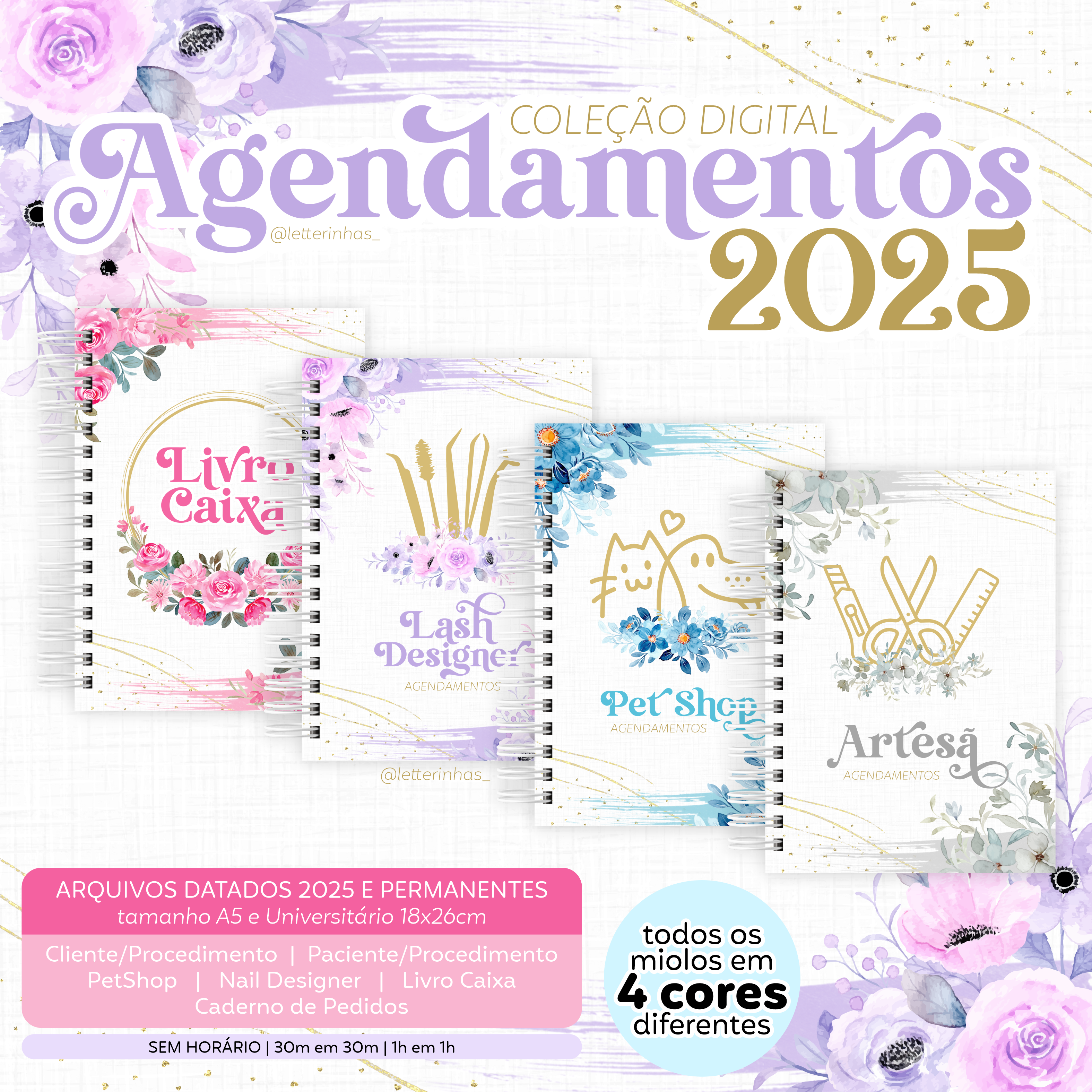 Arquivo Agendamentos Coleção 2025 - LETTERINHAS 1