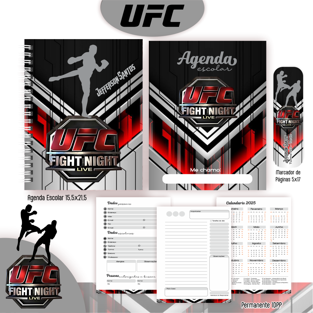Arquivo Kit Escolar 2025 UFC Luta - Pamella Vieira 5