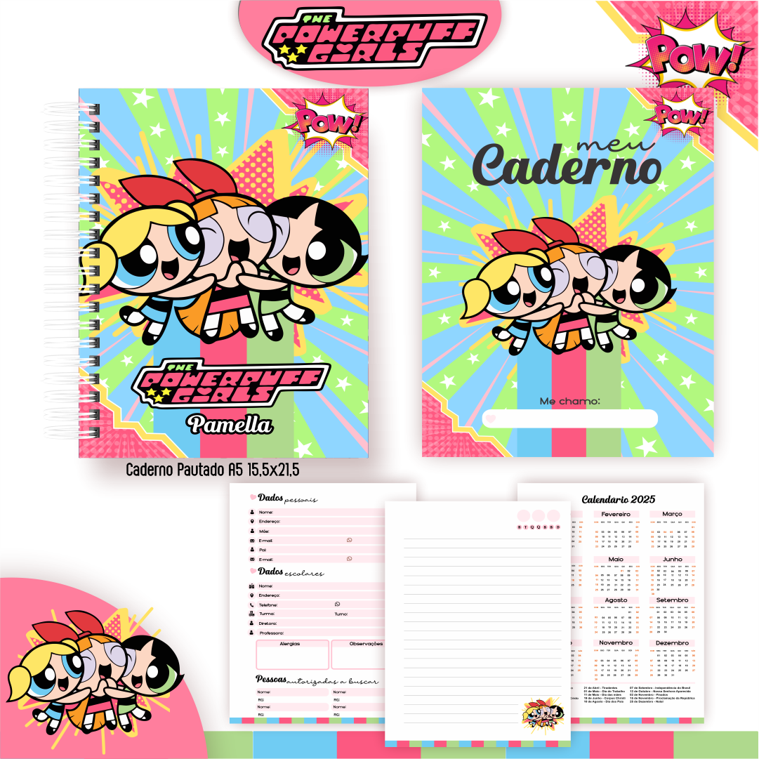 Arquivo Kit Escolar 2025 Meninas Super Poderosas - Pamella Vieira 7