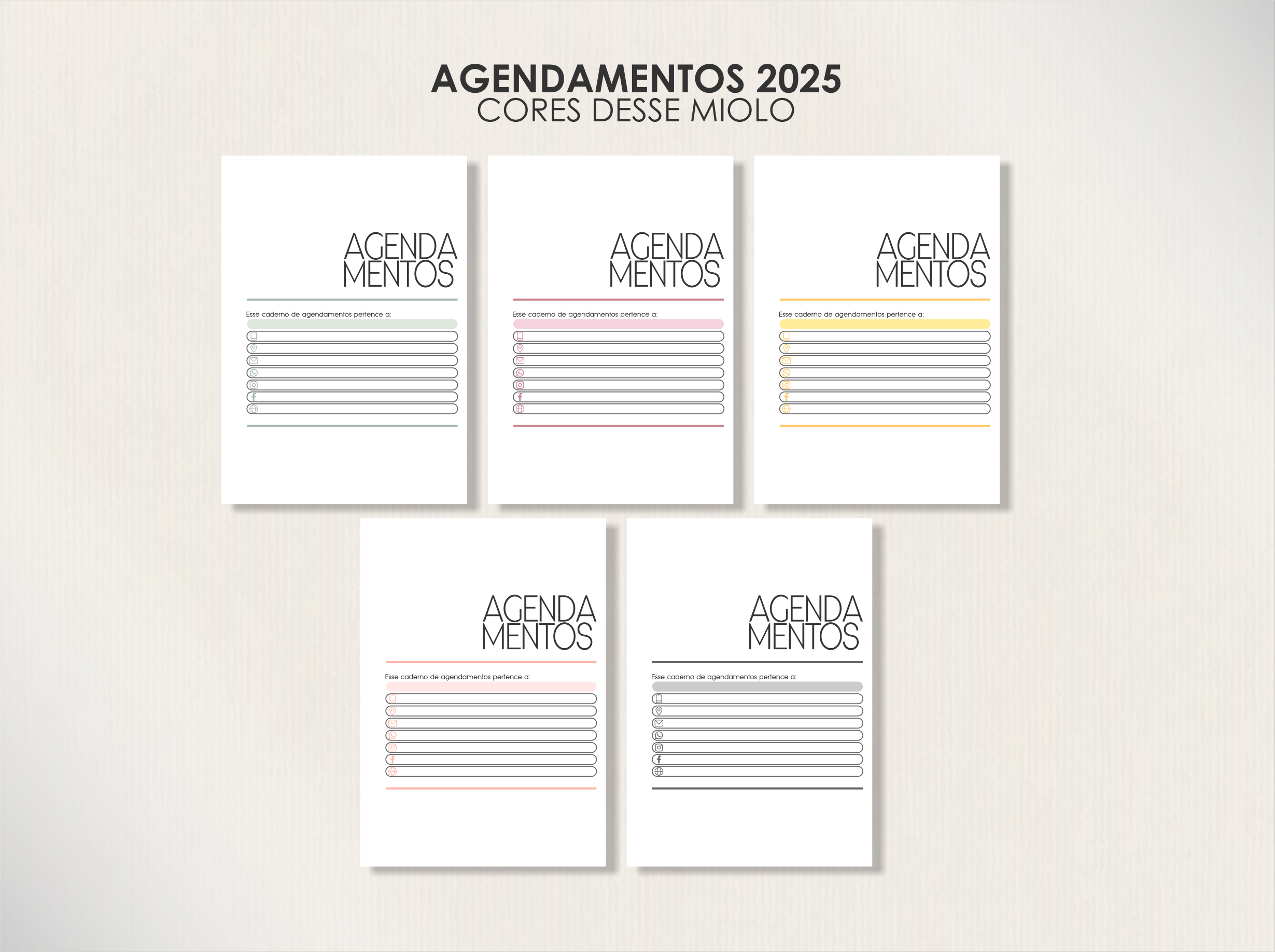 Arquivo Agendamento 2025 Sem Horário - Moldes da Lê 2