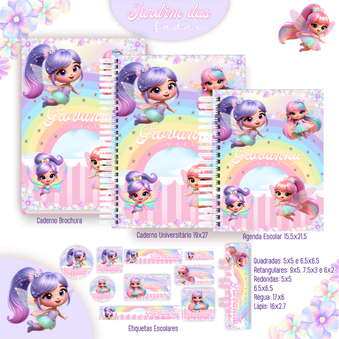 Arquivo Kit Escolar 2025 Jardim das Fadas - Pamella Vieira 7