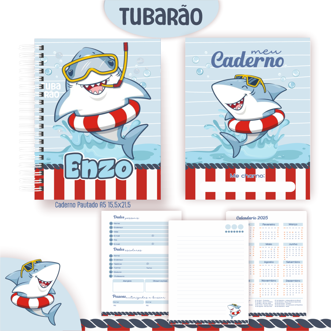 Arquivo Kit Escolar 2025 Tubarão - Pamella Vieira 3