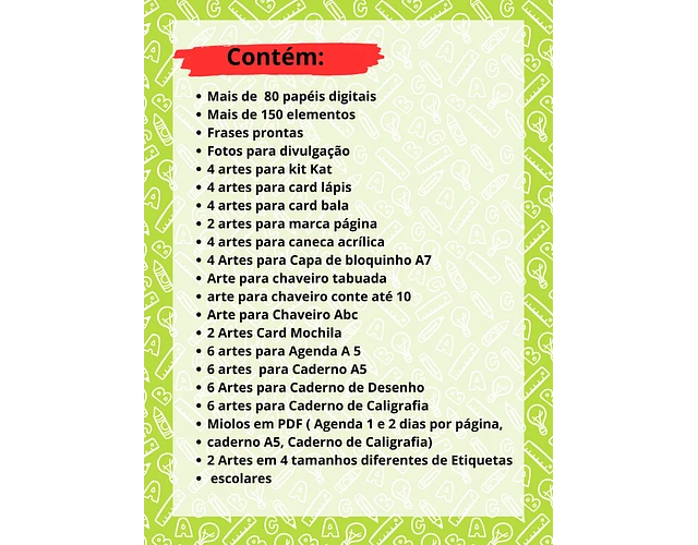 Arquivo Combo Volta às Aulas - GB ARQUIVOS 4
