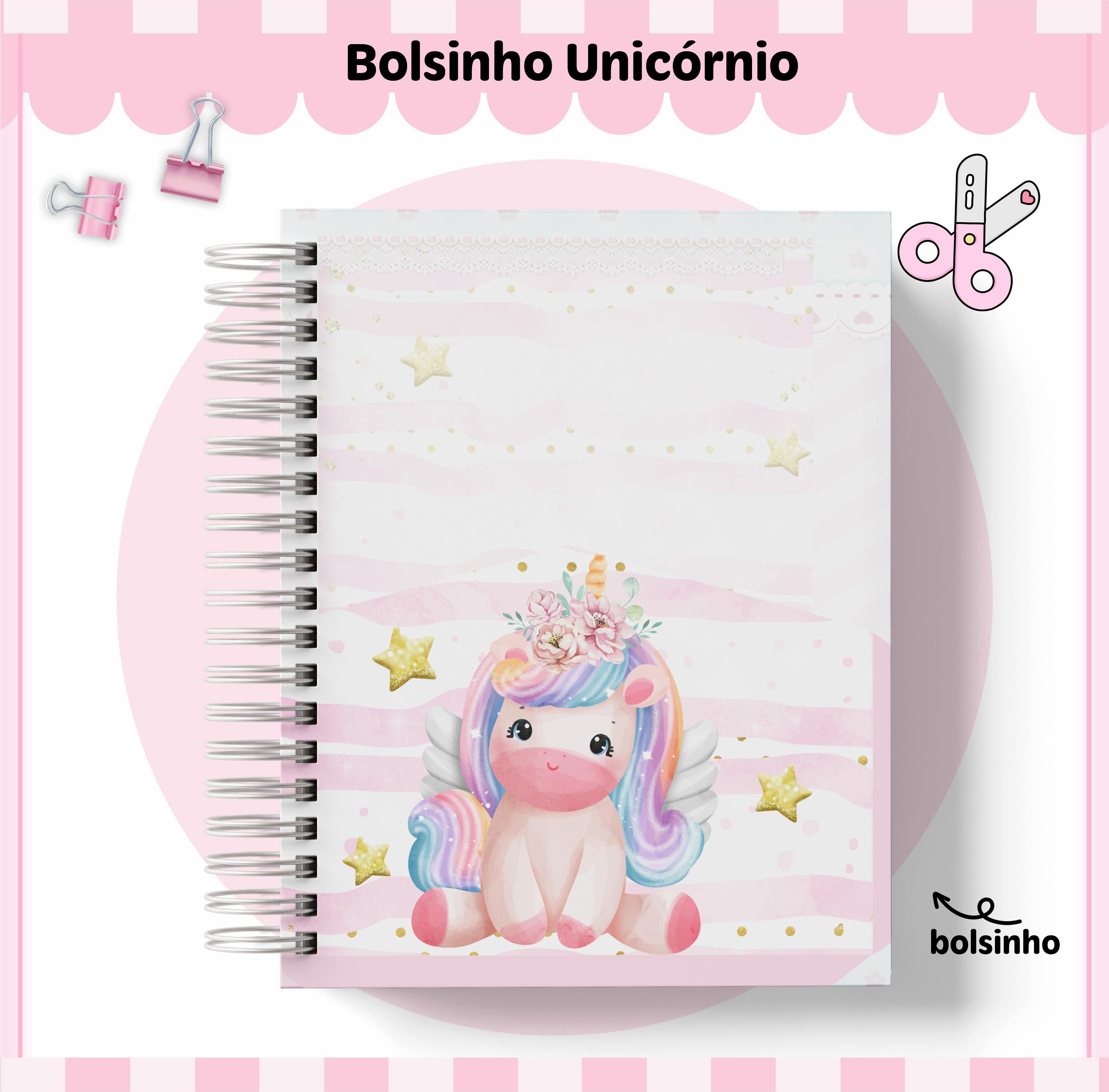 Arquivo Combo Escolar Unicórnio - Lina 2