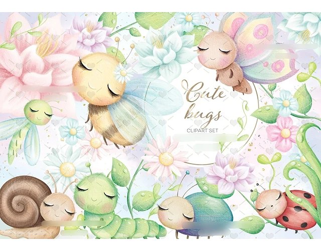 Kit Digital Bichinhos da Floresta - Cute Hugs 1