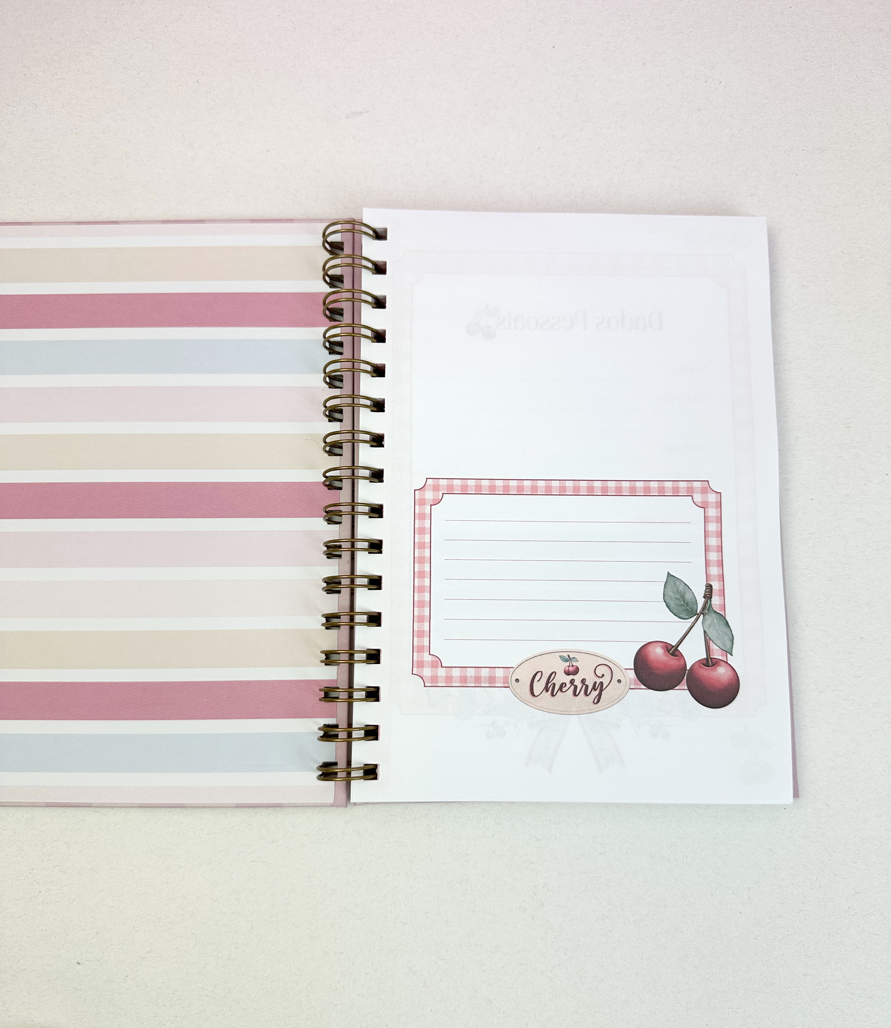 Arquivo Cereja Coleção Cherry Combo Encadernação - Tita 28