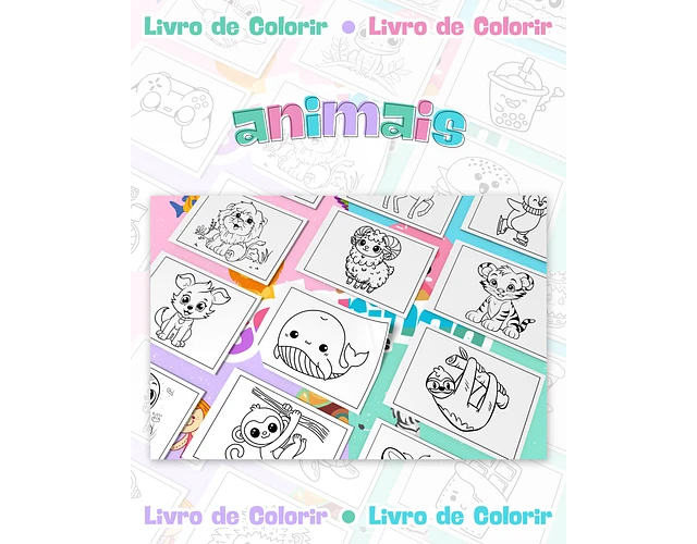 Arquivo Livros de Colorir Combo - MADI 4