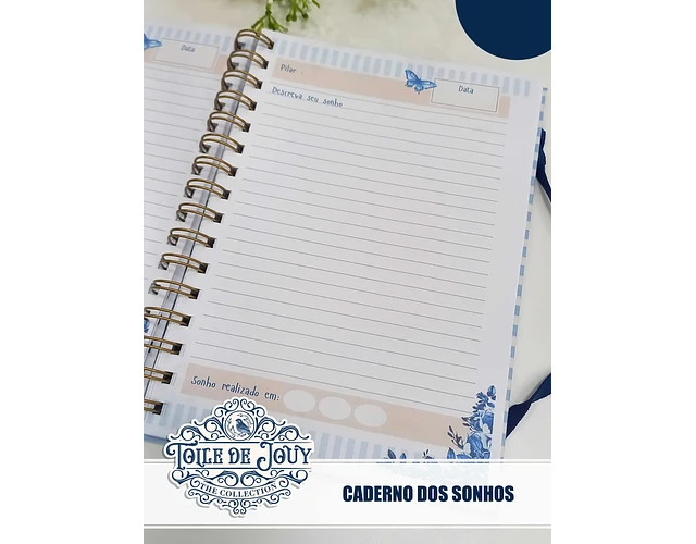 Arquivo Coleção Toile de Jouy - Encadernação Especial + Video Aula - TITA 10