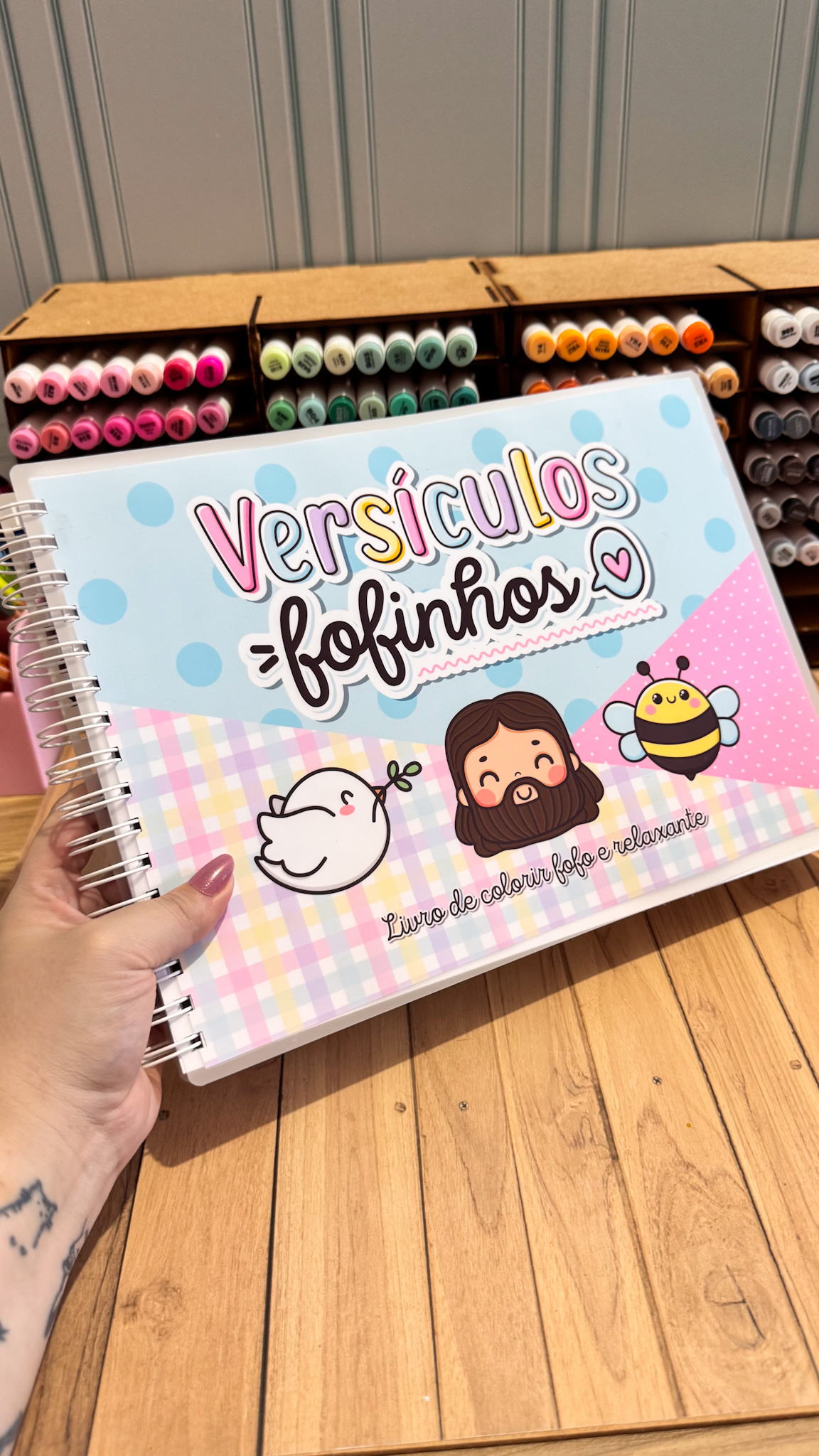 Arquivo para colorir versículos fofinhos - Letterinhas 1