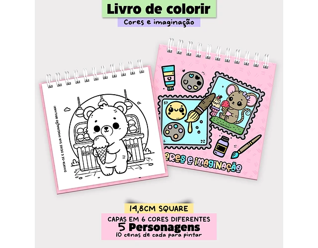 Arquivo Livro de Colorir Cores e Imaginação - METAMORPAPER 4