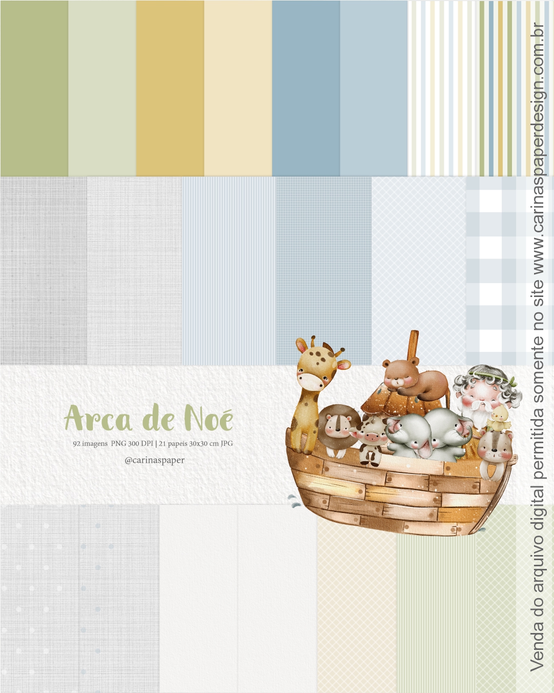 Kit Digital Arca de Noé - Carinas 2