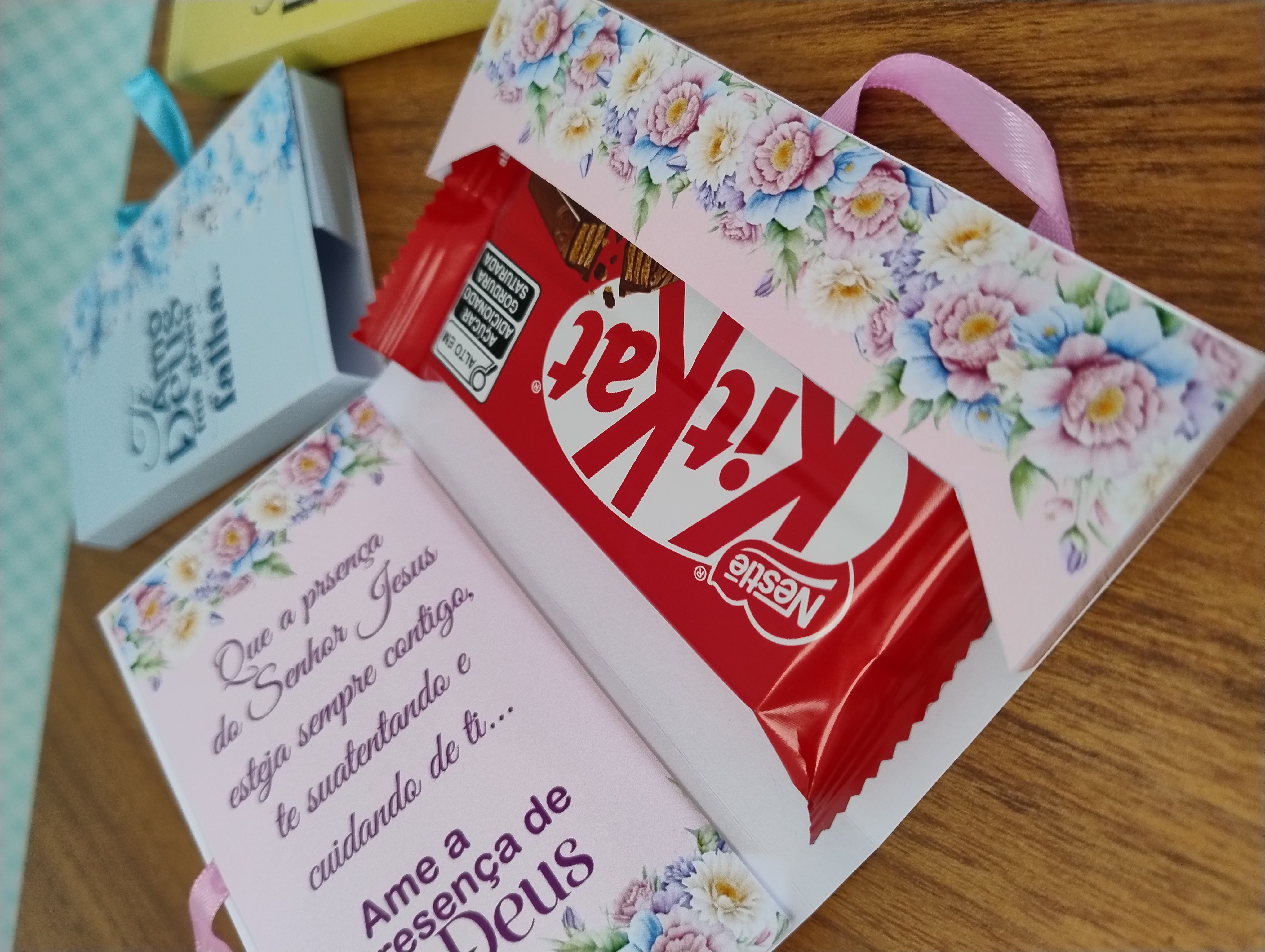 Arquivo de corte Coleção Te amo Deus Kit Kat - Perfeita Arte 3