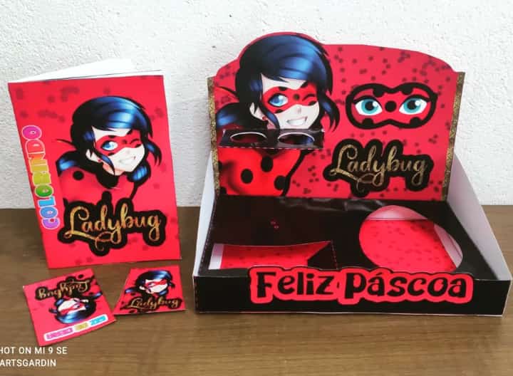 Arquivo Páscoa Mini Cofeiteiro Lady Bug - ARTS GARDIN 1