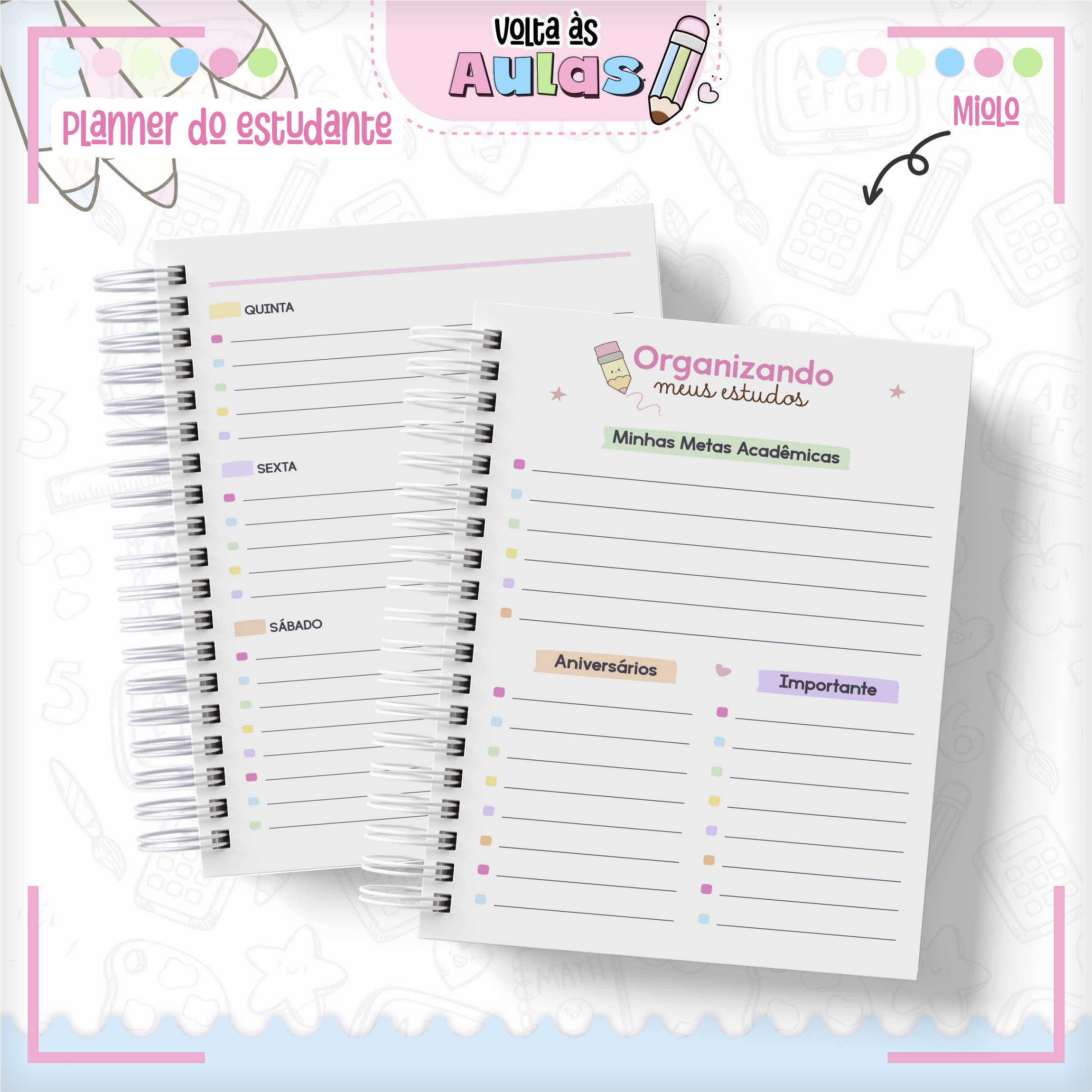Arquivo Planner do Estudante 2025 - Lina 8