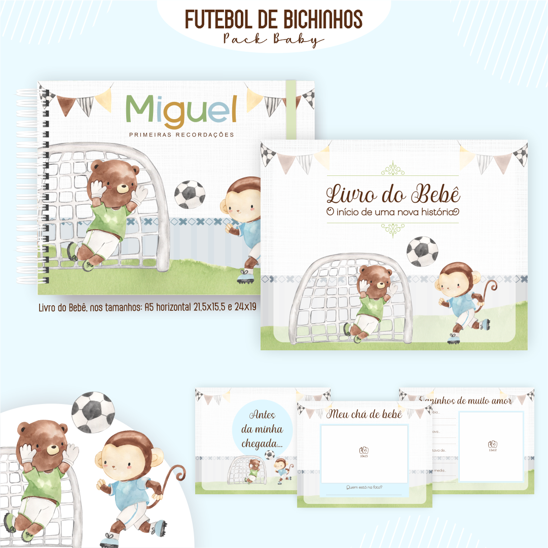 Arquivo Encadernação Baby Futebol de Bichinhos - PAMELLA VIEIRA 2